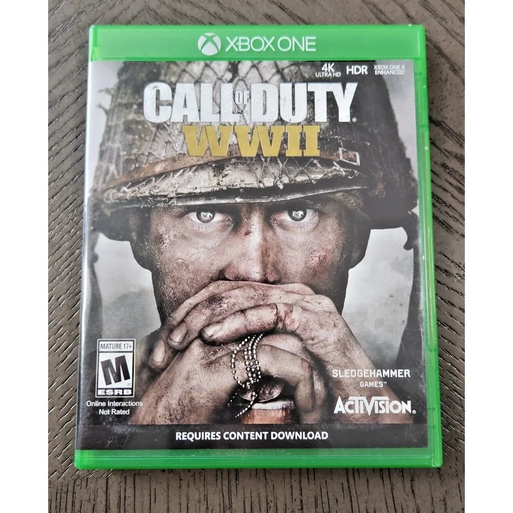 Xbox One‎ Call of Duty WWII - COD WWII Activision Shooter Game Disc